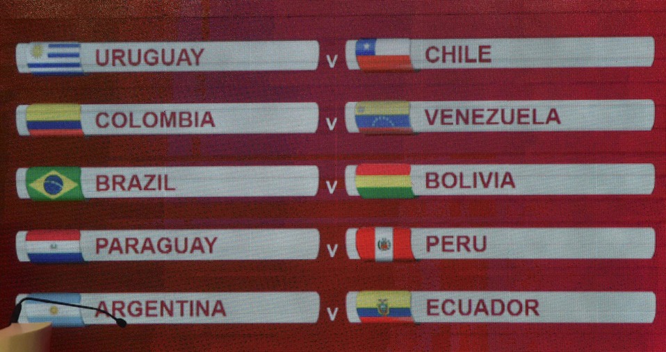 Sorteo de las eliminatorias para Qatar 2022 (AFP)
