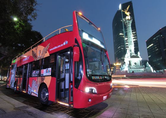 El Turibús de CdMx dará recorridos nocturnos durante diciembre.