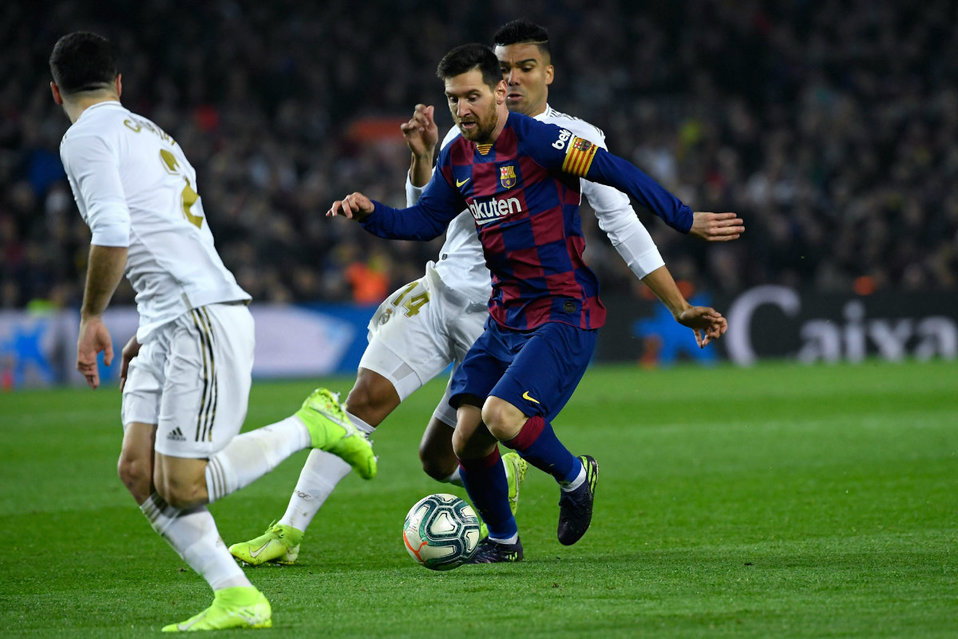 Barcelona y Real Madrid empatan sin goles en el Clásico español (AFP)