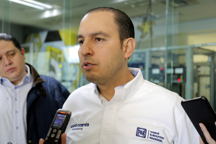 Marko Cortés dijo que el ex presidente de México no tendrá que rendir cuentas al partido. (Mauricio Román)