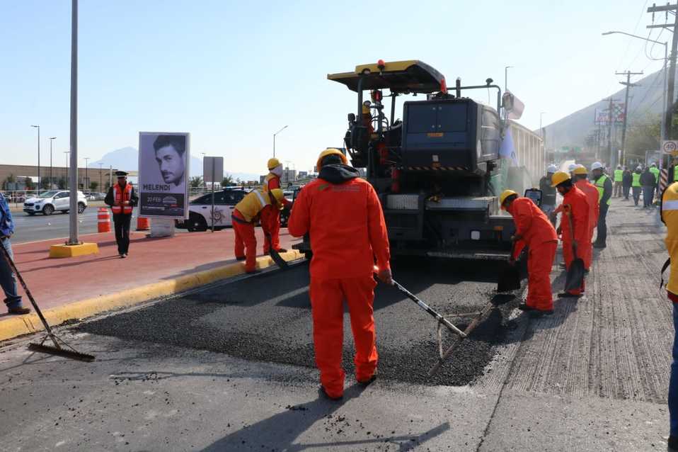 El municipio de Monterrey comenzó con los trabajos de recarpeteo como parte del proyecto