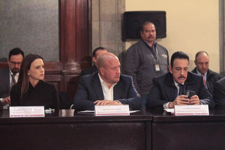 Enrique Alfaro participó en la XLV Sesión Ordinaria del Consejo Nacional de Seguridad Pública (Especial).