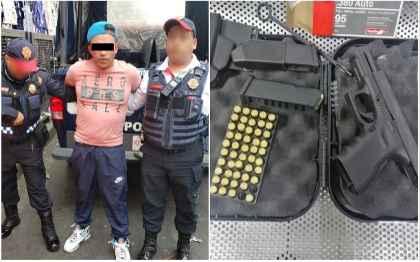 El hombre de 33 años fue puesto a disposición ante el agente del Ministerio Público./ SSP capitalina