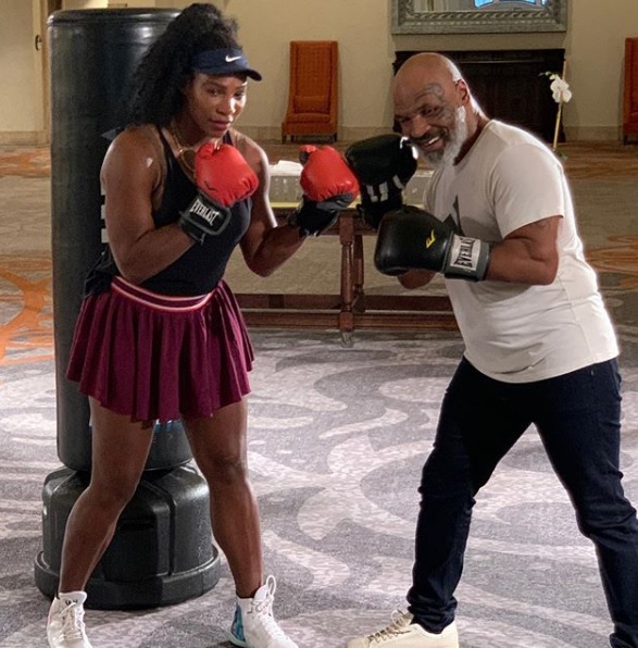 Mike Tyson y Serena Williams (Instagram: @miketyson)