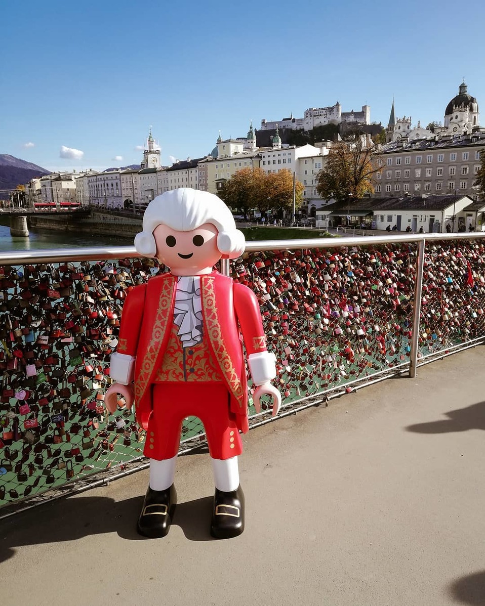 Mozart de Playmobil. (Instagram)