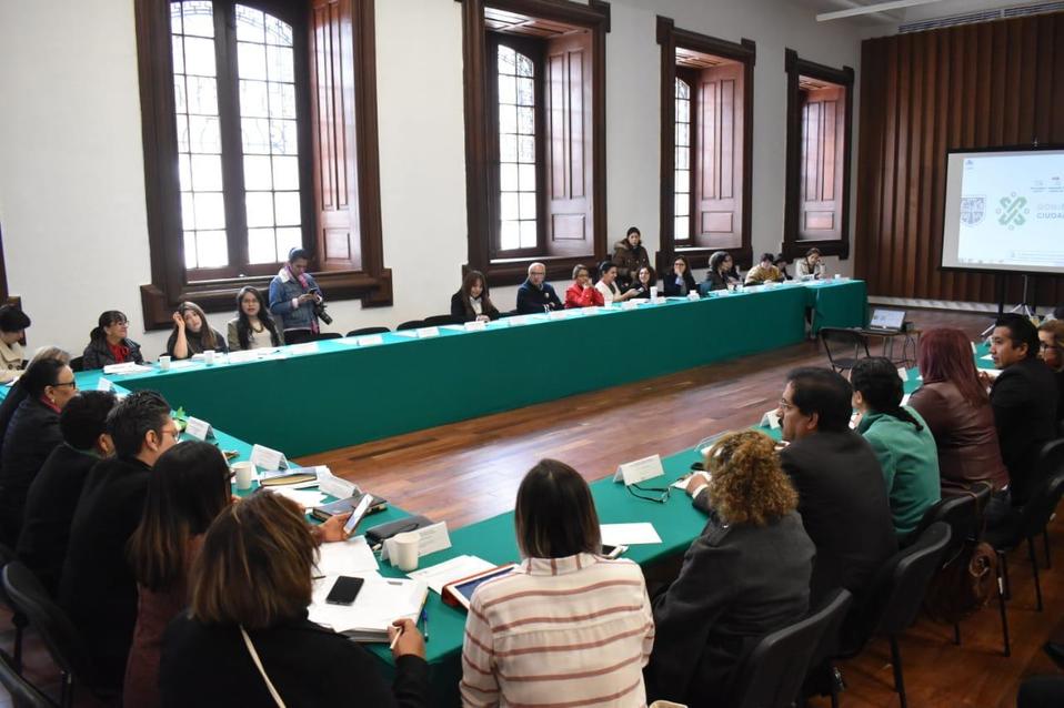 Sesión ordinaria del grupo interinstitucional para atender la declaratorio de la alerta de violencia hacia las mujeres en CdMx. (Jorge Almazán)