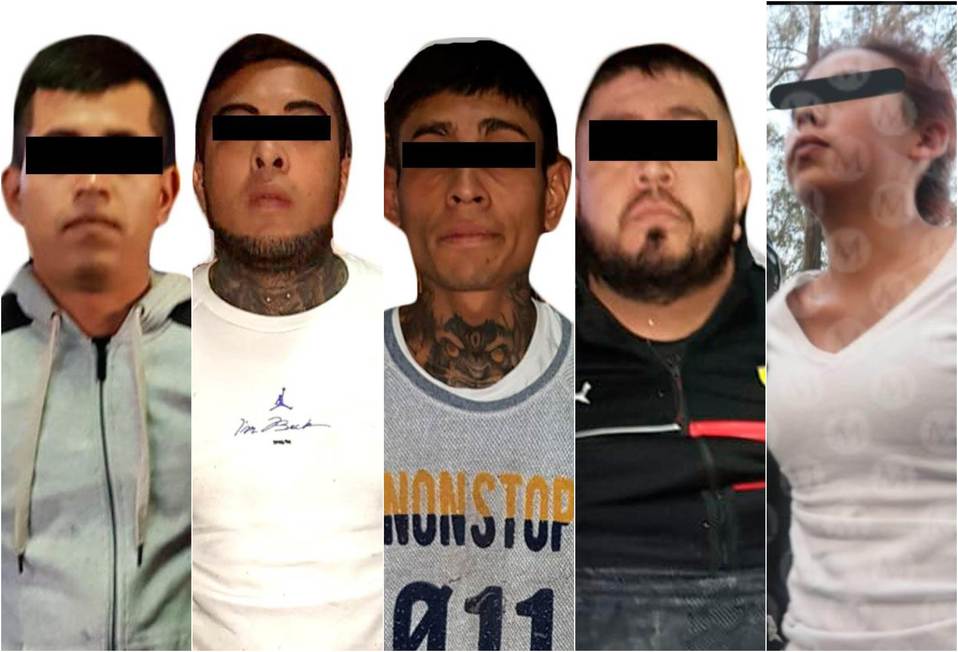 Los sujetos fueron detenidos cuando intimidaban a comerciantes en el Mercado de Granaditas. (SSC/Jorge Becerril)