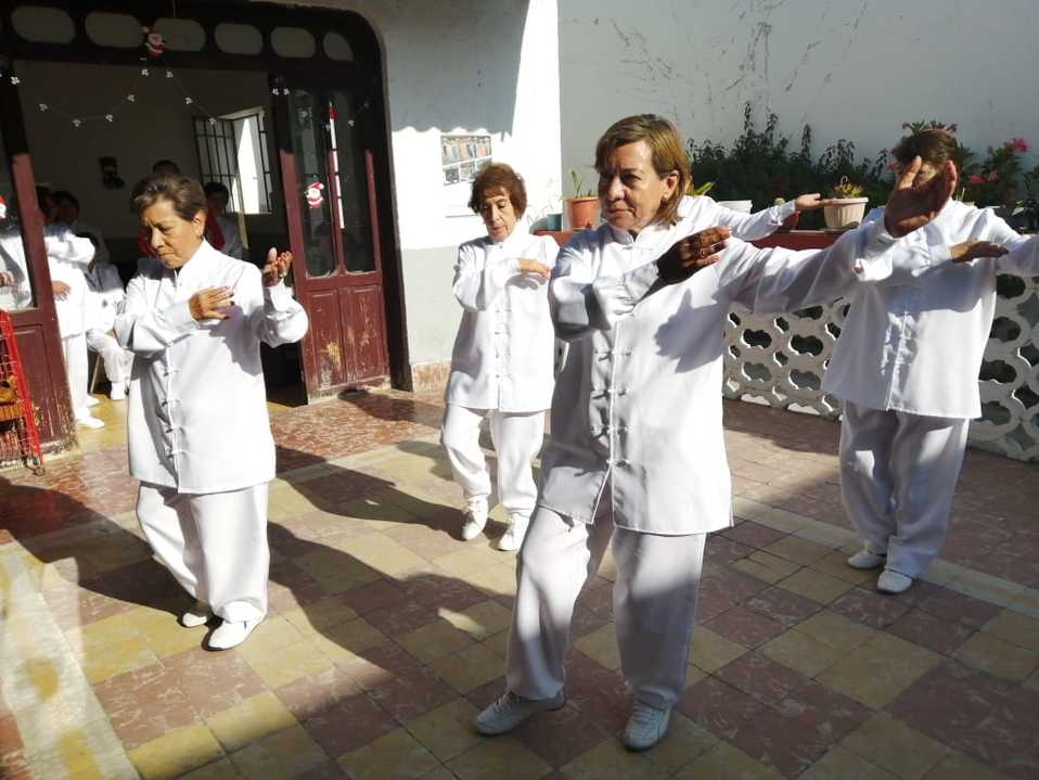 Cierre de actividades anuales en el Inapam Pachuca. (Elizabeth Hernández)