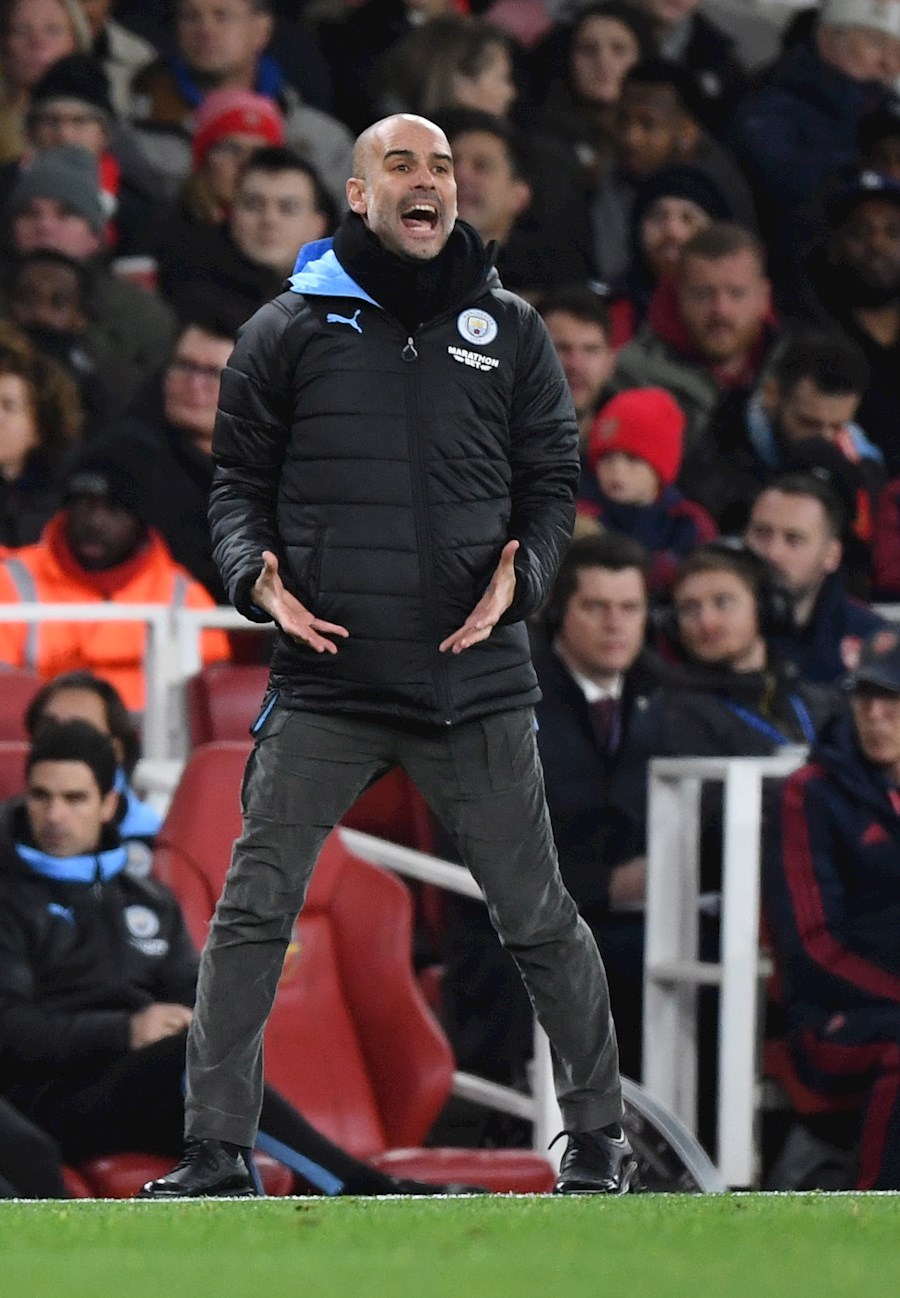 Pep Guardiola, entrenador del Manchester City (EFE)