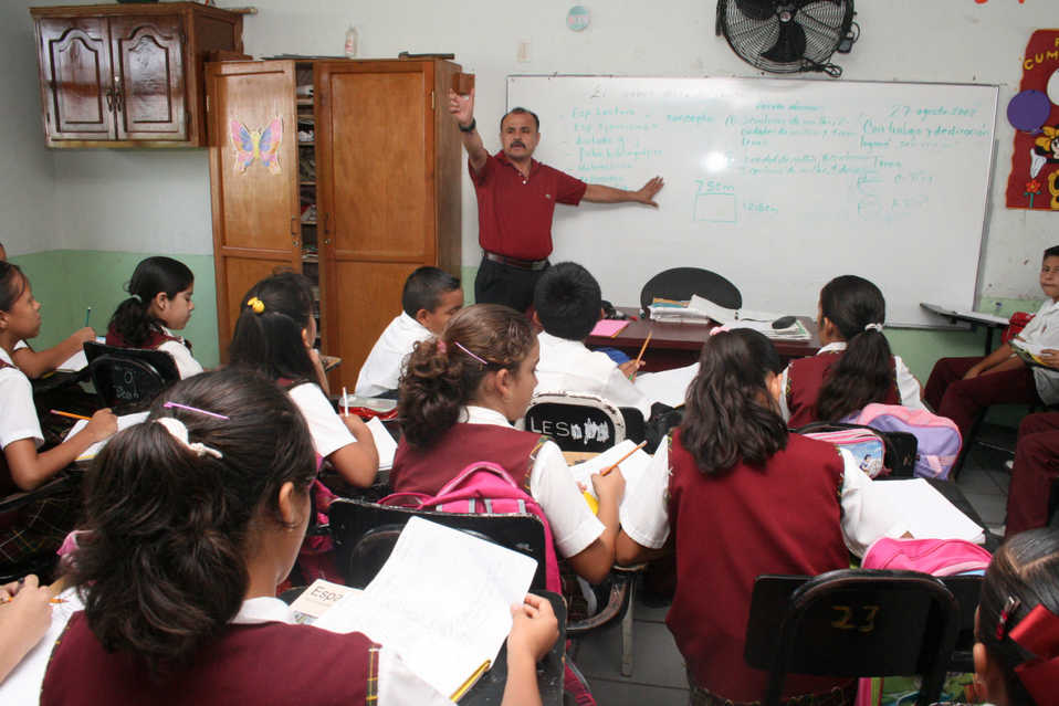 Profesores del sur de Tamaulipas. (José Luis Tapia)
