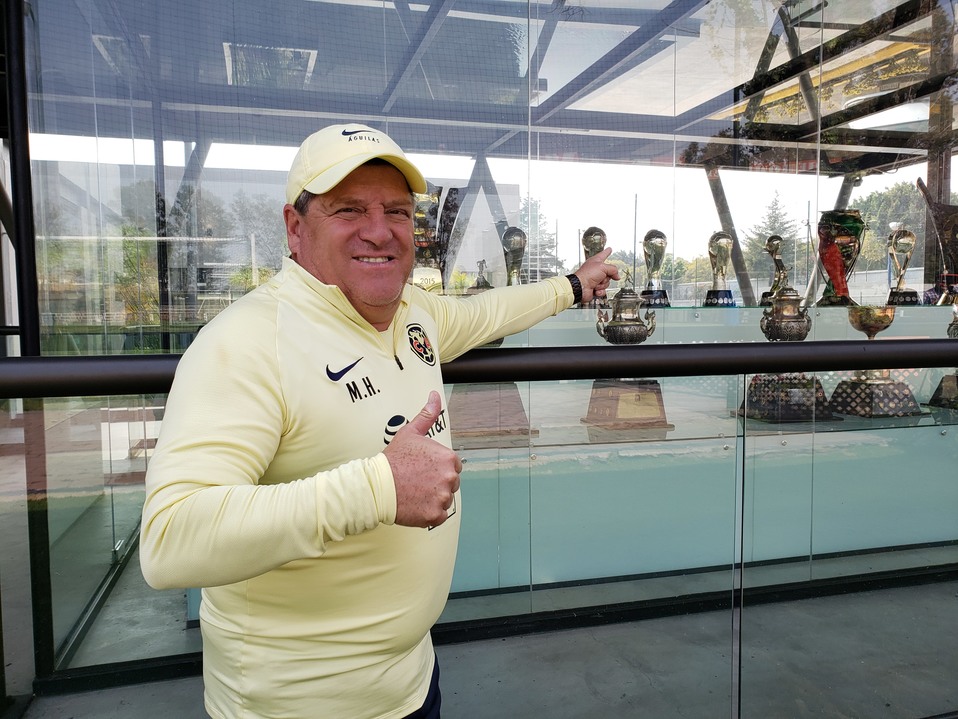 Miguel Herrera, director técnico del América (Higinio Robles)