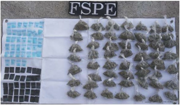 Asegura FSPE en Celaya dosis de drogas (Especial)