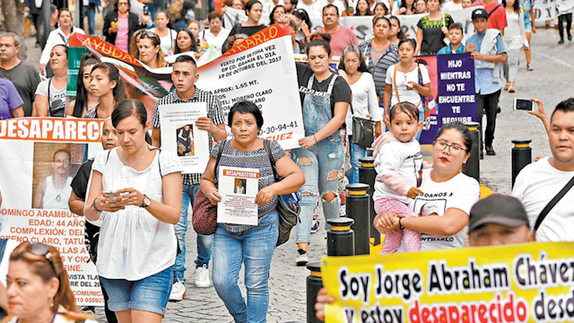 Guanajuato y Jalisco, con las cifras de más desaparecidos