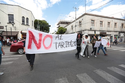Hasta el momento no se cuenta con mucha participación en las protestas. (Tania Contreras)