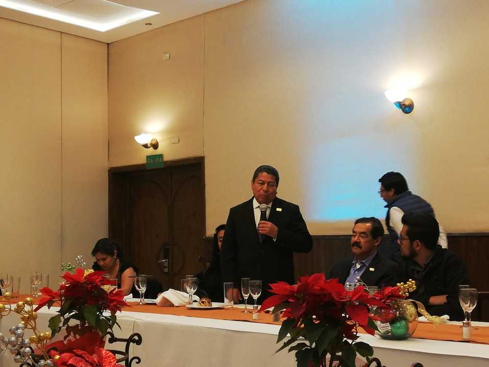 Jaime García Roque, secretario general de la sección 51 del SNTE. (Foto: Jaime Zambrano)