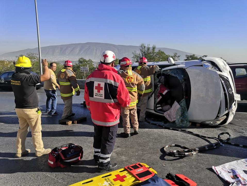 El pasajero resultó ileso. | Foto: ESPECIAL