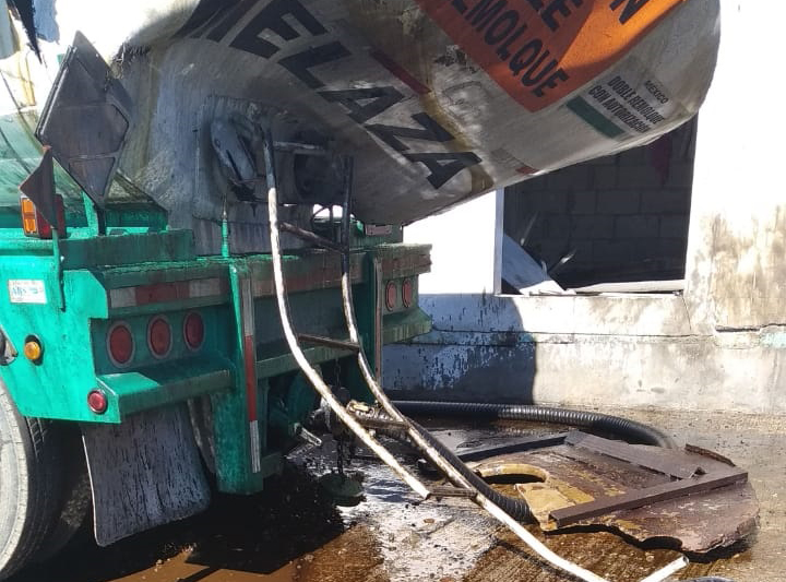 Explosión de contenedor de melaza.