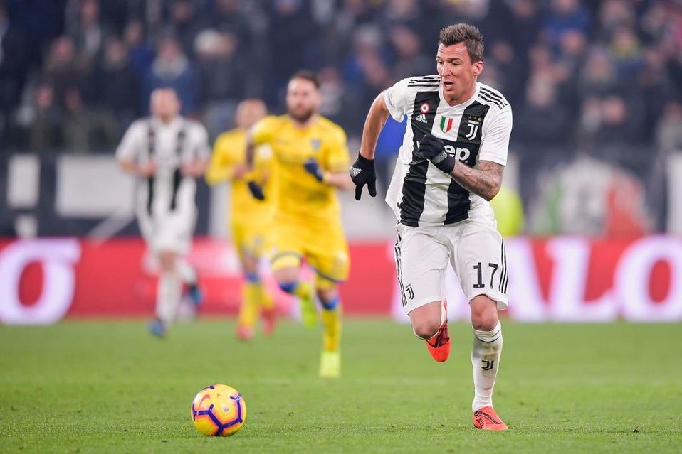Mario Mandzukic en su paso con la Juventus (Twitter: @MarioMandzukic9)