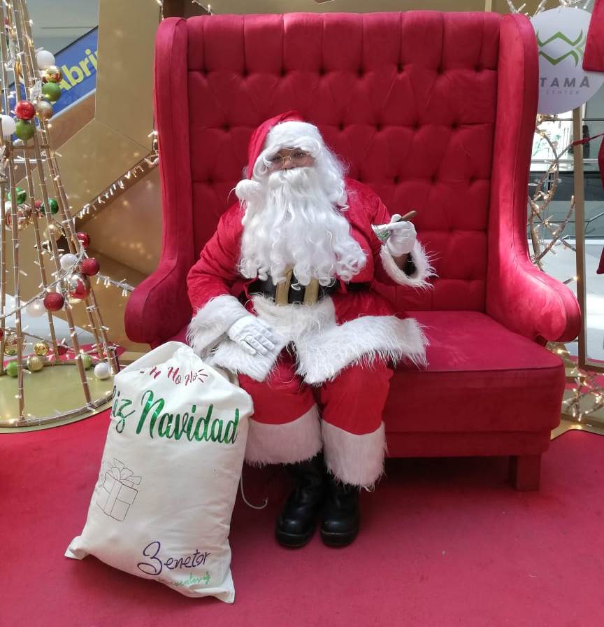 Santa Claus se suma a una buena causa.