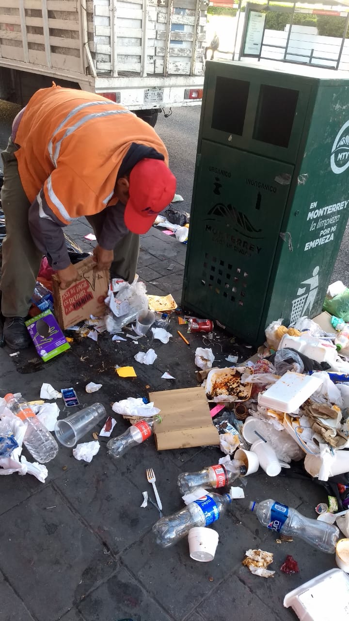 Recolectan en Monterrey 45 toneladas de basura en Navidad- Grupo Milenio