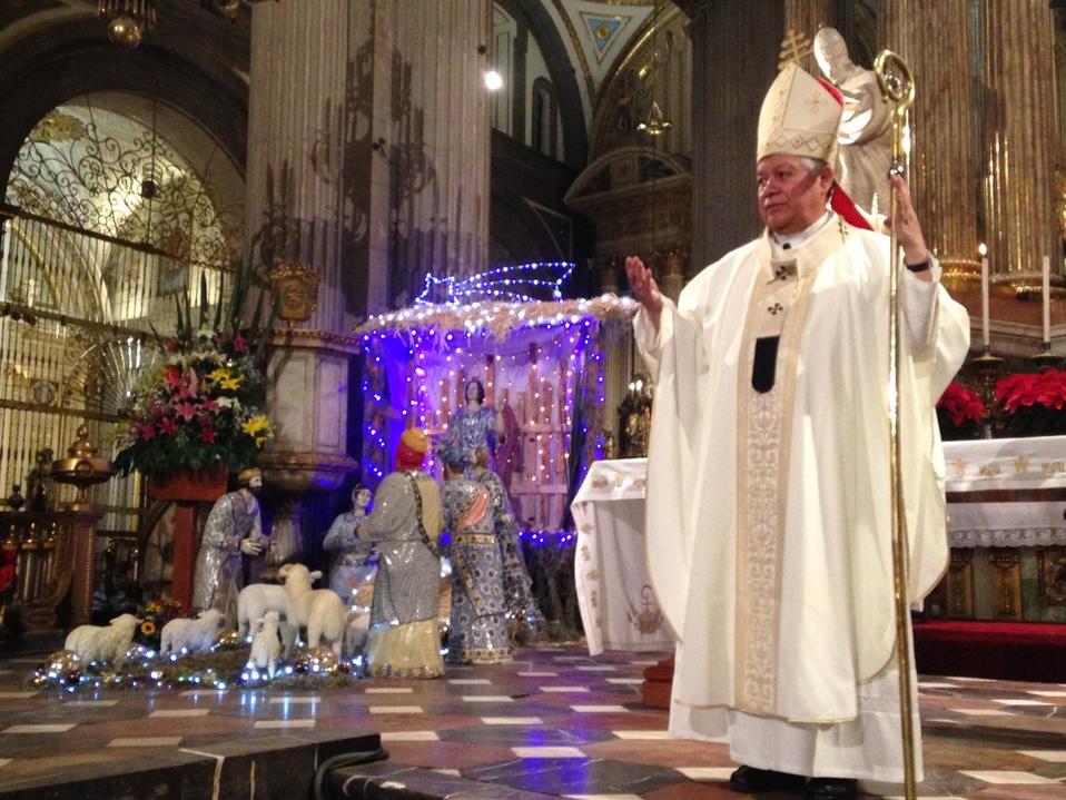 Víctor Sánchez Espinosa, arzobispo de Puebla. (Especial)