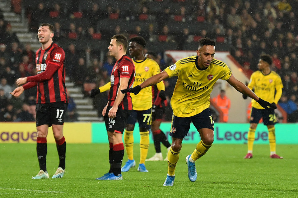 Arsenal empató con el gol del Pierre-Emerick Aubameyang (AFP)