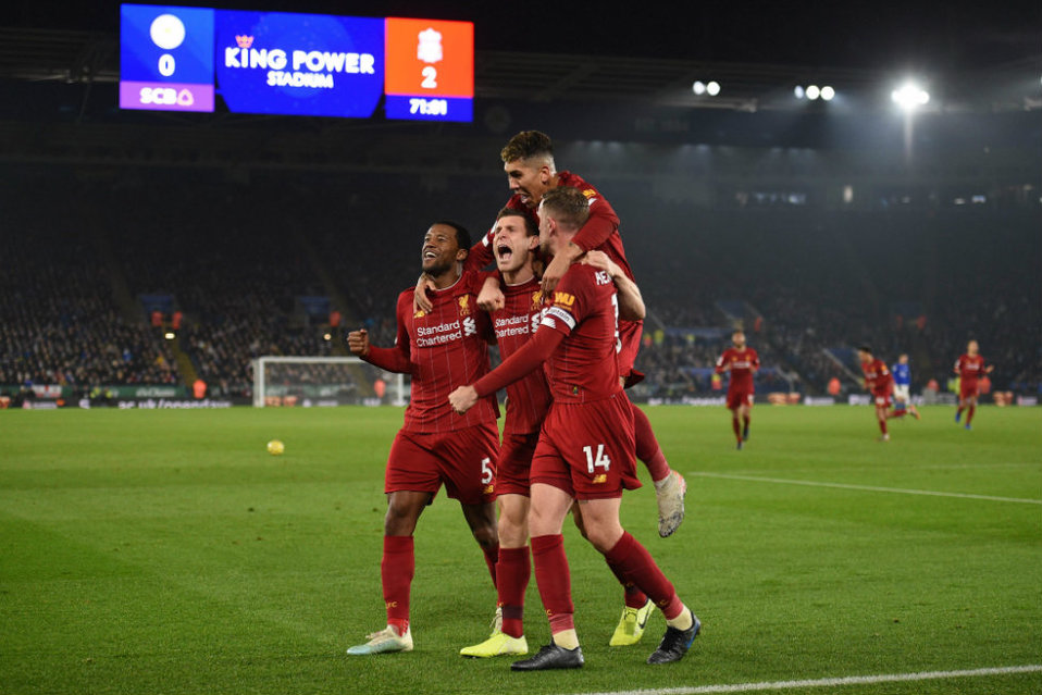 Liverpool aplastó al Leicester City (AFP)