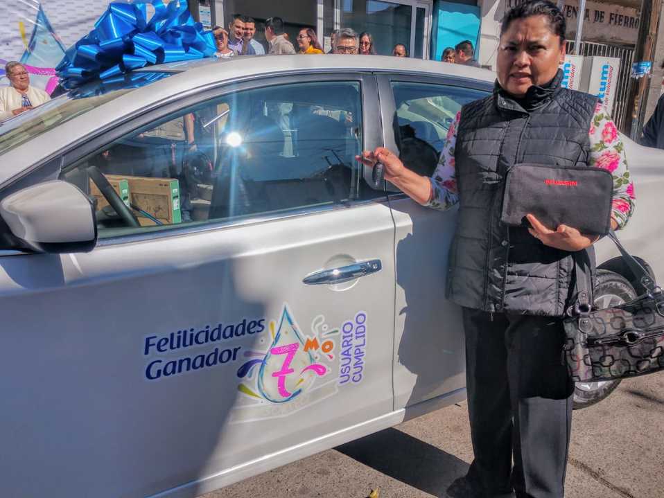 Sapas Silao entrega premios a usuarios cumplidos