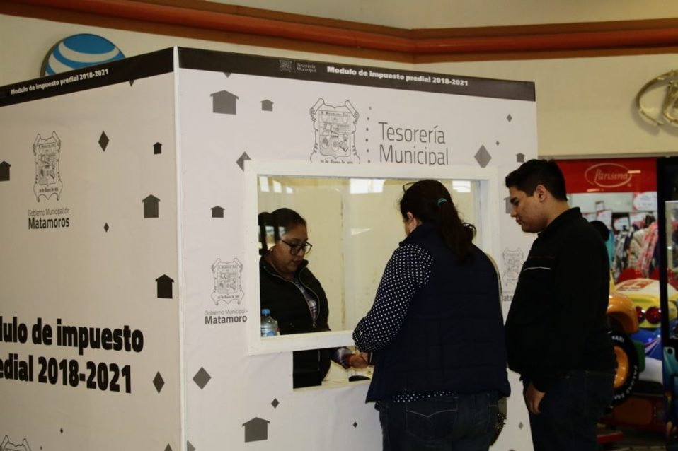 Módulos predial en Matamoros (Foto/Cortesía)