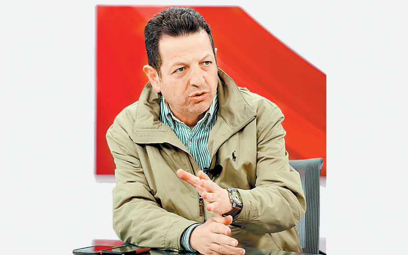 El funcionario en MILENIO Televisión. (Jorge Luis Menéndez)