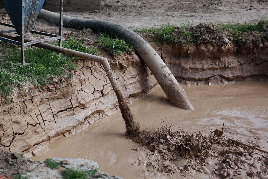La red de agua bombea 2 mil 500 litros de agua por segundo y el sistema cuenta con una eficiencia estimada en el 52 por ciento. (Rolando Riestra)