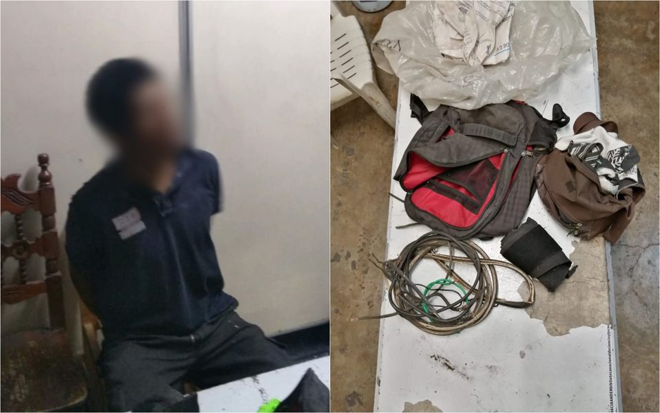 El hombre intentó huir pero fue detenido en la avenida Río Consulado.