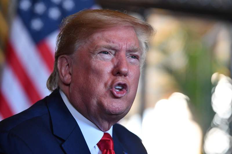 Trump llamó a Irak a proteger la embajada. (AFP)