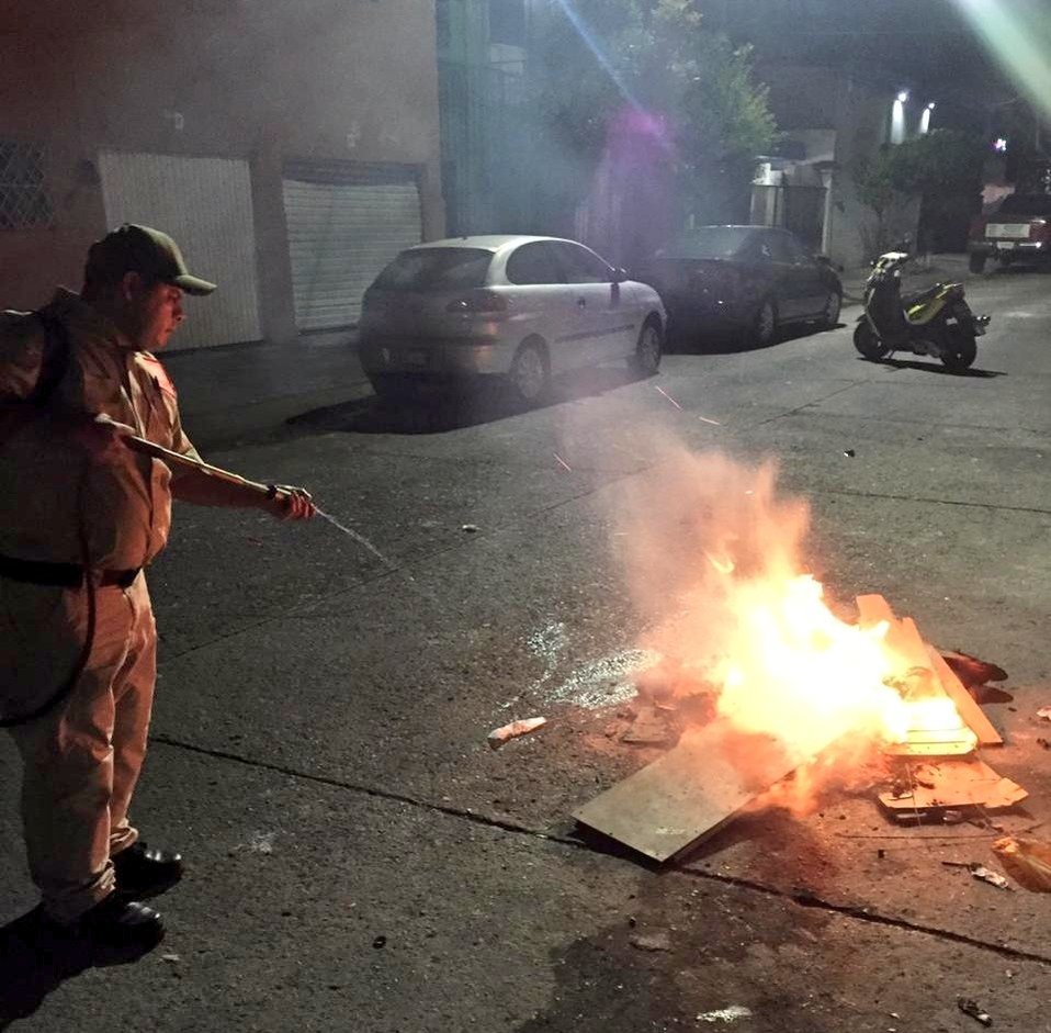Bomberos de diversos municipios reportaron menos fogatas en Guadalajara (Martín Patiño Segura).