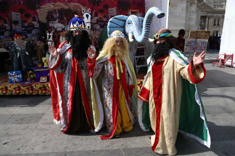 Reyes magos en Pachuca. (Jorge Sánchez)