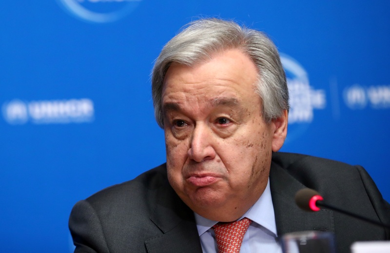 Antionio Guterres, jefe de la ONU: (AFP)