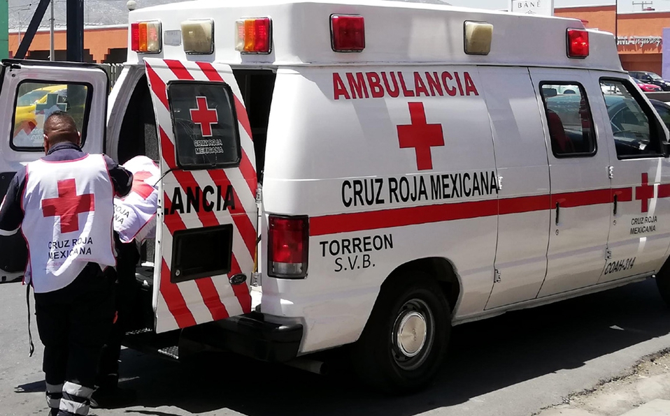 Se solicitó el apoyo de paramédicos de la Cruz Roja de Francisco I. Madero. (Milenio Digital)