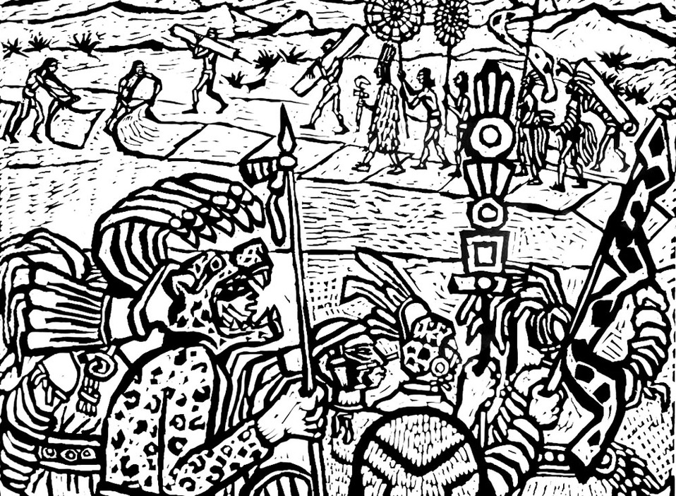 La exposición ‘Tula Tolteca: imagen y mito’ se presenta en el Salón de la Plástica Mexicana. (INBAL)