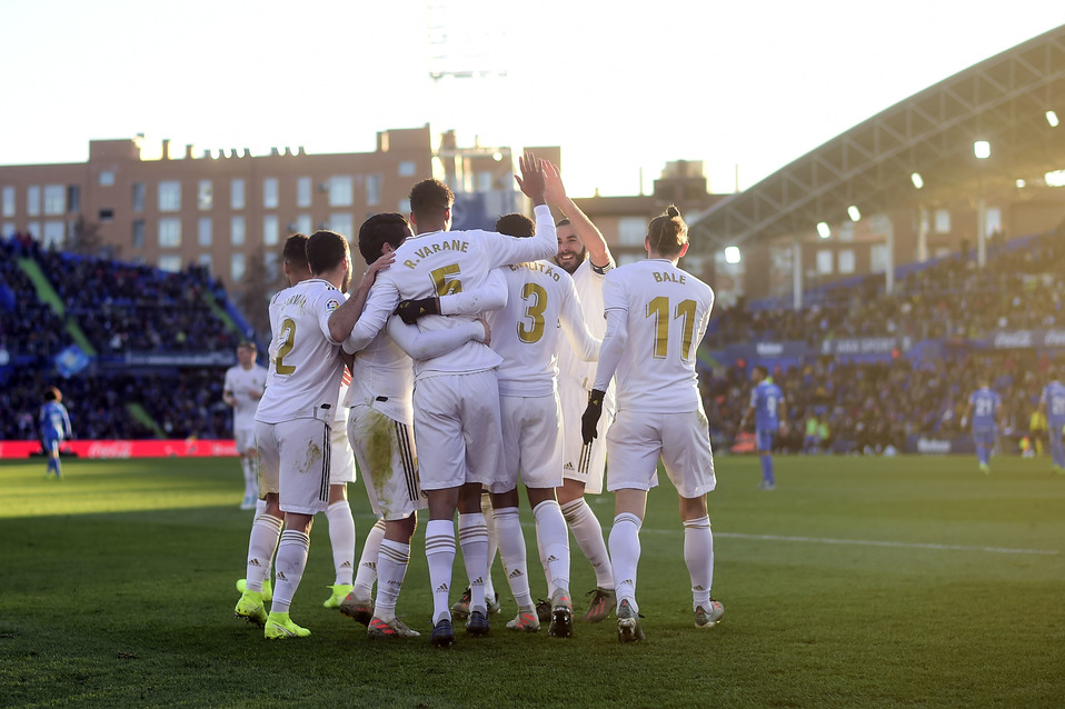Real Madrid golea al Getafe en su primer partido del 2020 (AFP)