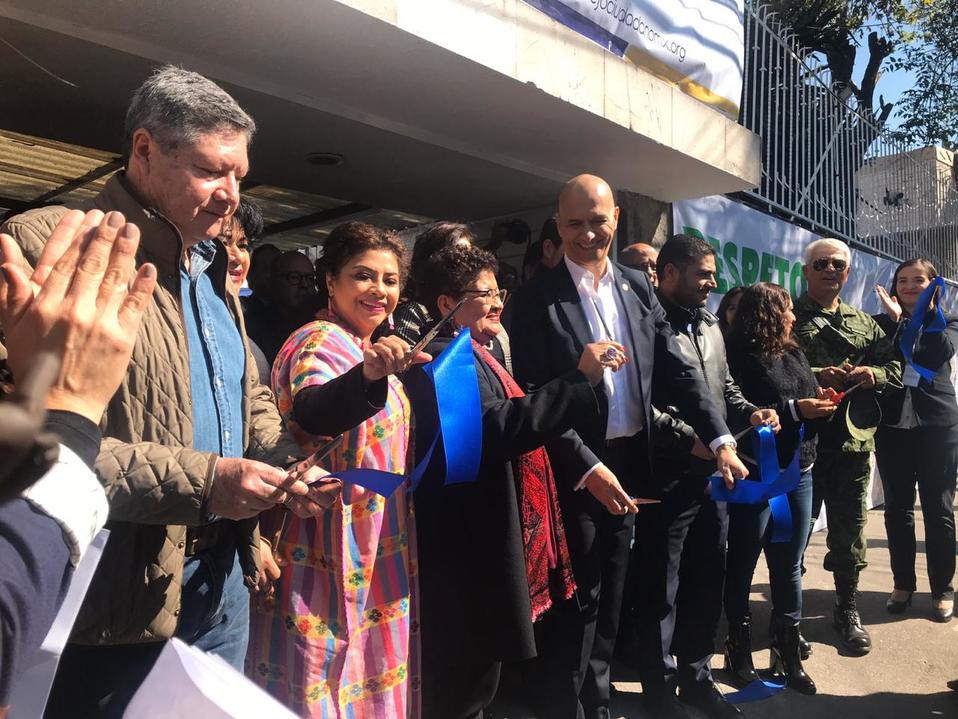 La alcaldesa Clara Brugada, y Ernestina Godoy, procuradora capitalina inauguraron la sede (Cinthya Stettin)