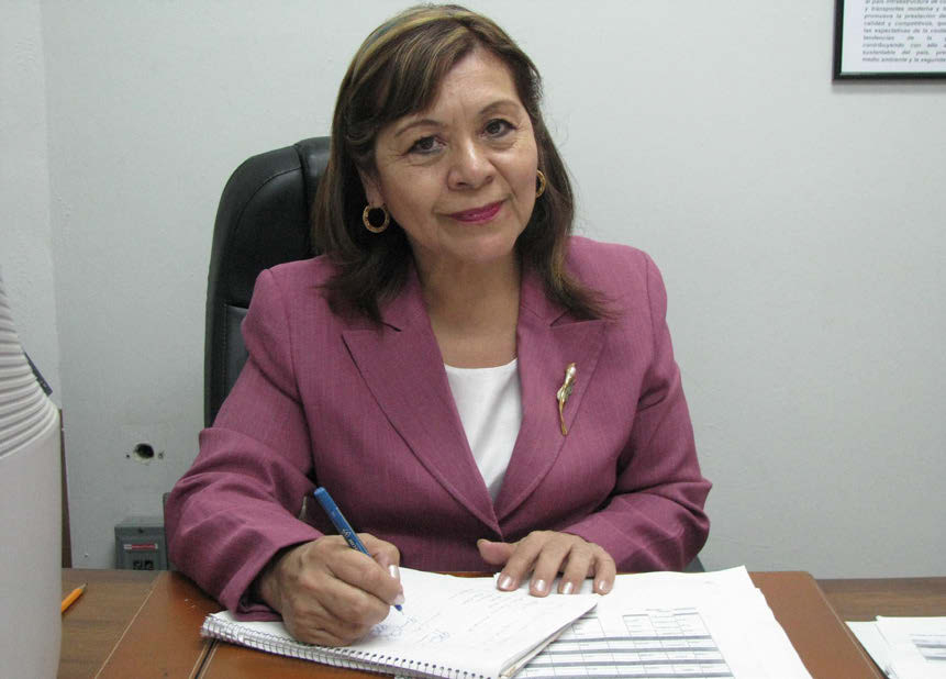 Delegada del Transporte Público en la zona sur de Tamaulipas (Foto/ Cortesía)