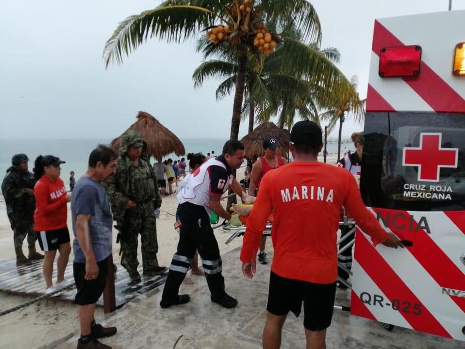 Los hechos ocurrieron en puntos diferentes en aguas de Quintana Roo./ Especial