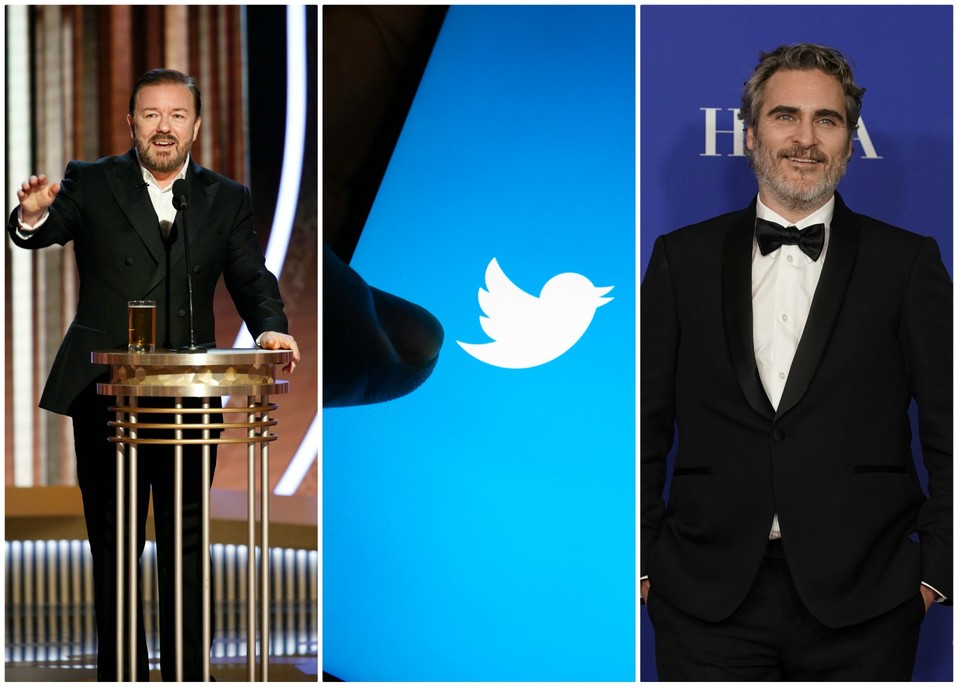 Esto fue lo más comentado de los Globos de Oro 2020 en Twitter (Reuters y Shutterstock).