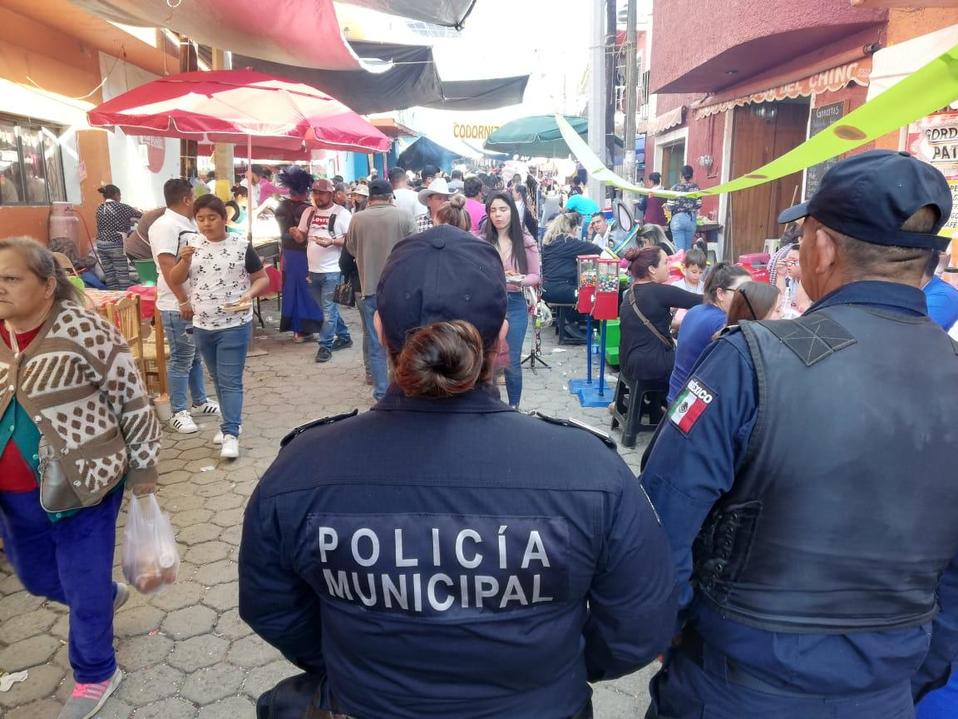 Fortalecen seguridad por fiestas en Cajititlán (Erick Breguer)
