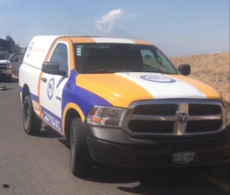 Muere ciclista atropellado en la autopista Puebla-Atlixco. (Especial)