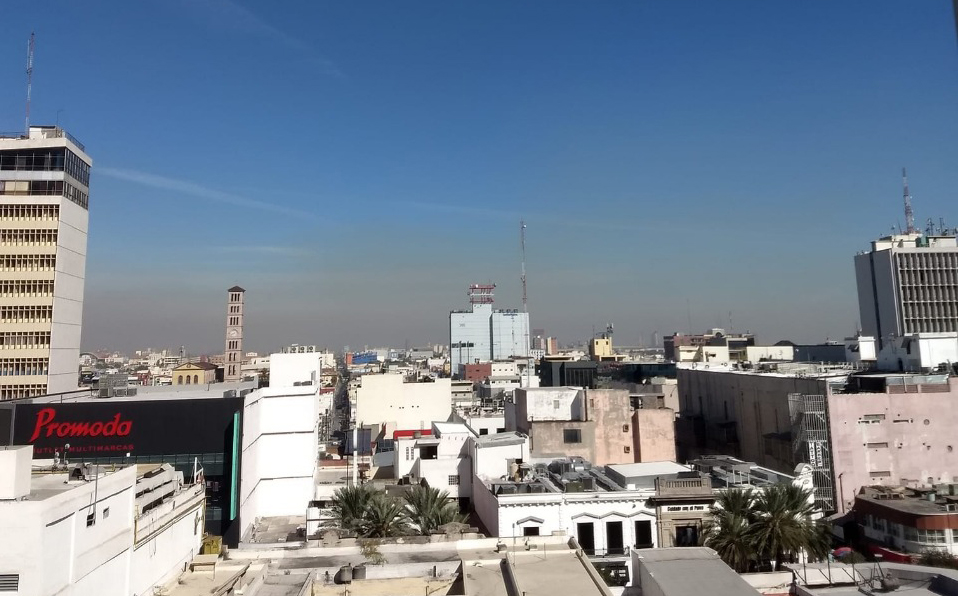 Ocho de trece estaciones registraron mala calidad del aire con aproximadamente 118 puntos Imecas. (Foto: Observatorio del Aire Mty)
