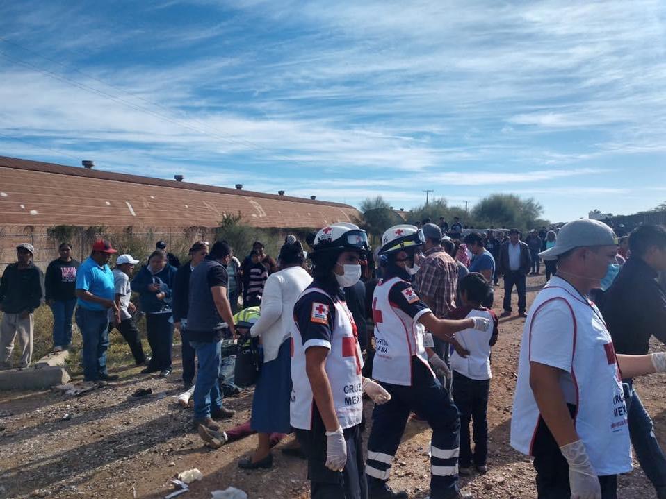 El accidente dejó 36 personas lesionadas. (Felipe Larios Gaxiola)