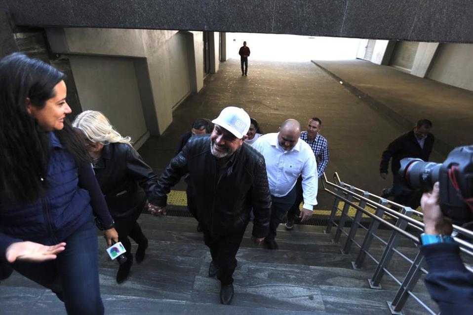Adrián y Julián LeBarón llegan a la Fiscalía General de la República a reunión con Gertz Manero (Jorge Carballo)