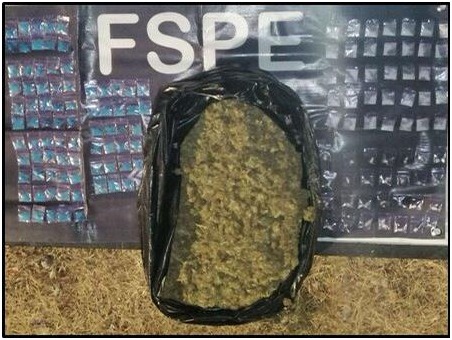 Al detenido se le aseguraron diversas drogas. Foto: Especial