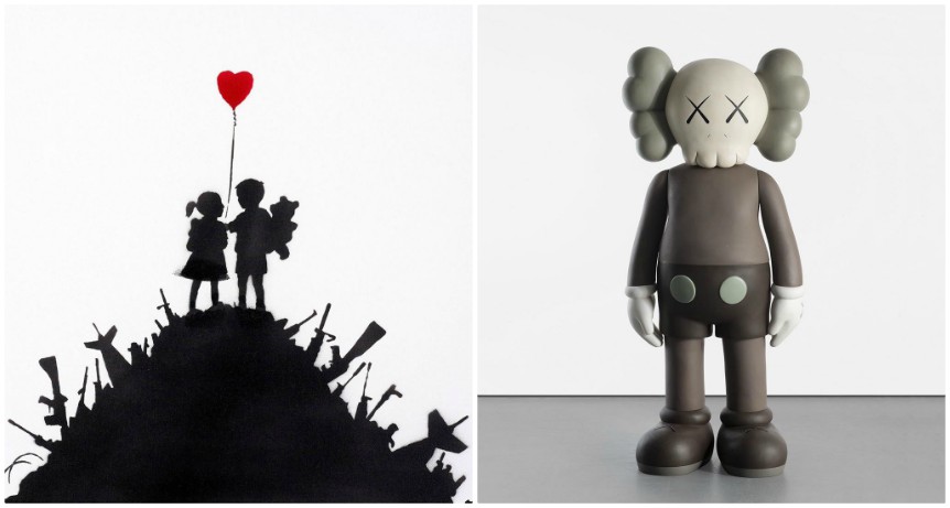 La exhibición ‘Ten Monkeys and a Dolphin: Banksy & KAWS' estará disponible hasta el 10 de febrero. (Instagram)